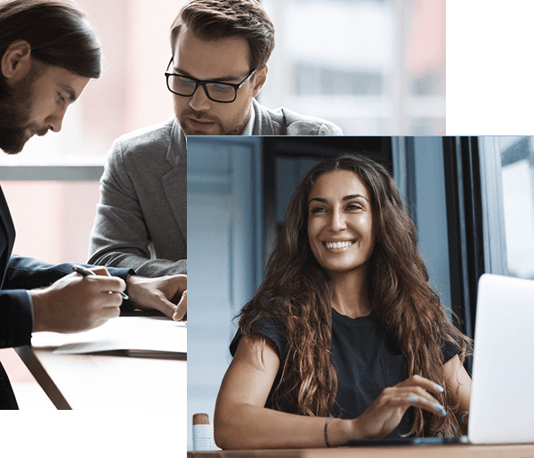Advisors reviewing portfolio cost and performance